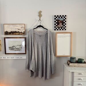 aerie boho knit cardigan